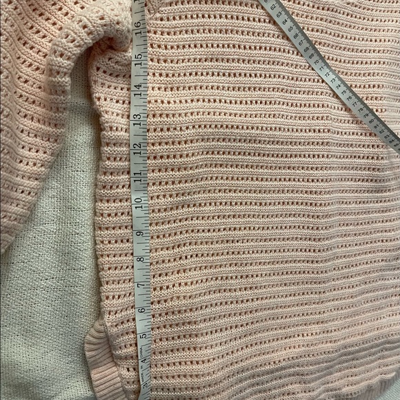 In every story- Ladies Baby Pink Cotton Knit Sweater - Picture 8 of 9